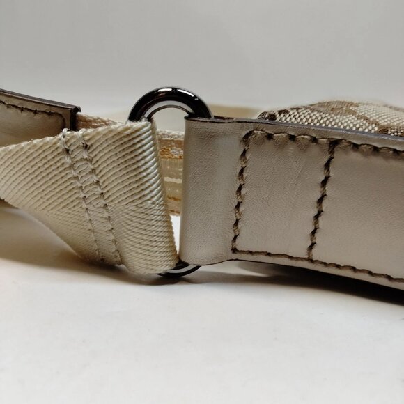 Authentic Gucci Brown Canvas Shoulder Bag mon388-111025 - Picture 9 of 16